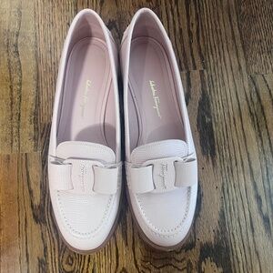 Ferragamo Viva Loafers in light pink